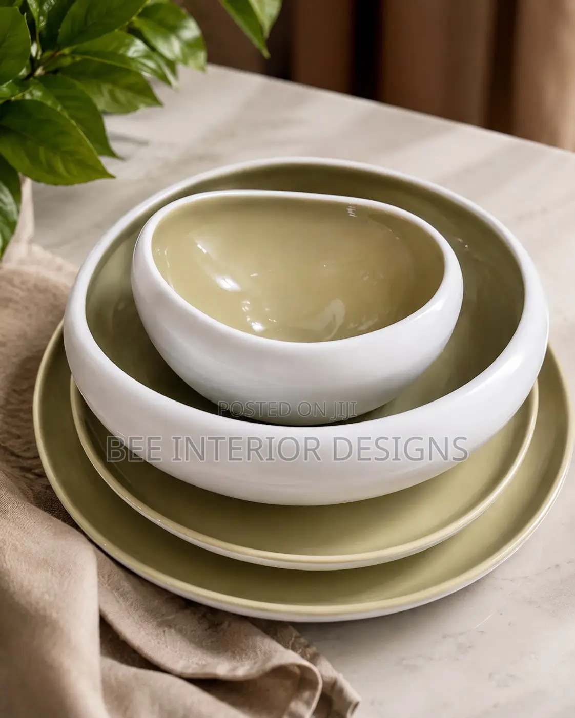 24pcs Porcelain Tableware Dinner Set