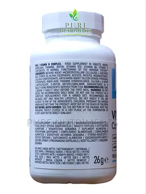 OstroVit Vitamin B Complex 90 Tablets_ Nervous System Energy Support