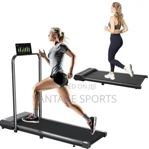 2HP Electric Platform Treadmill With Bluetooth, USB Speakers