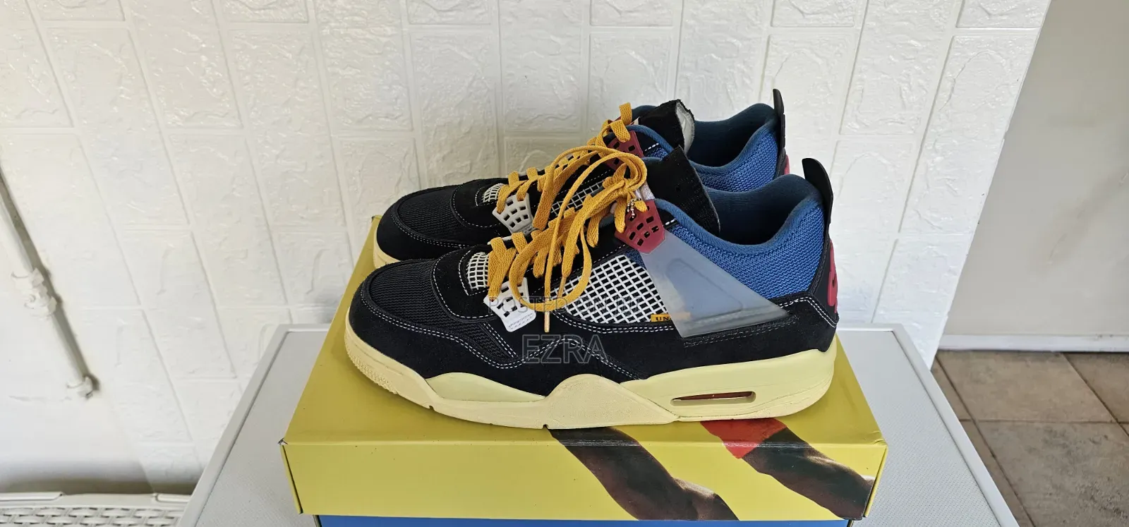 Air Jordan 4 Retro Union LA X Off Noir