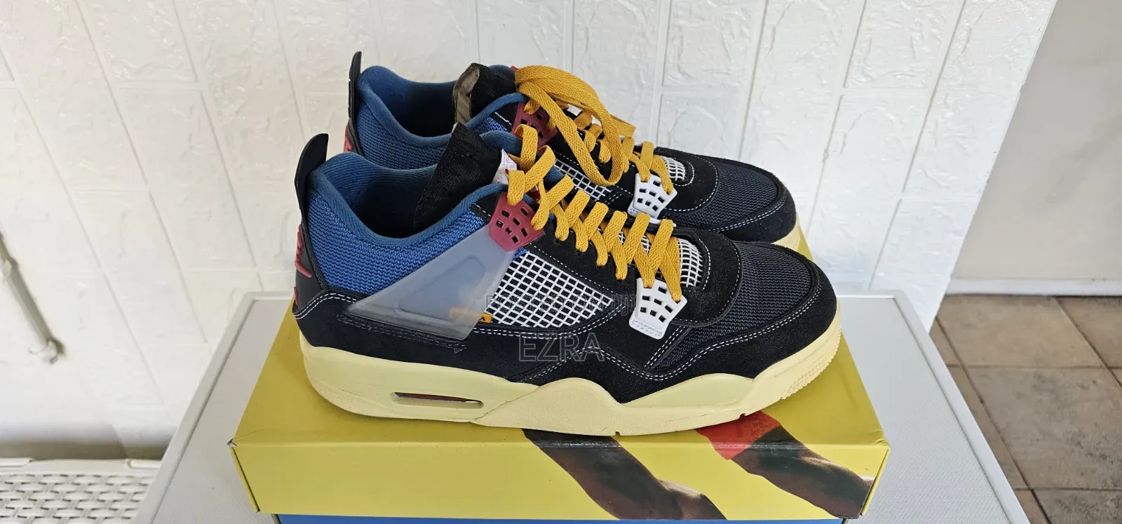 Air Jordan 4 Retro Union LA X Off Noir