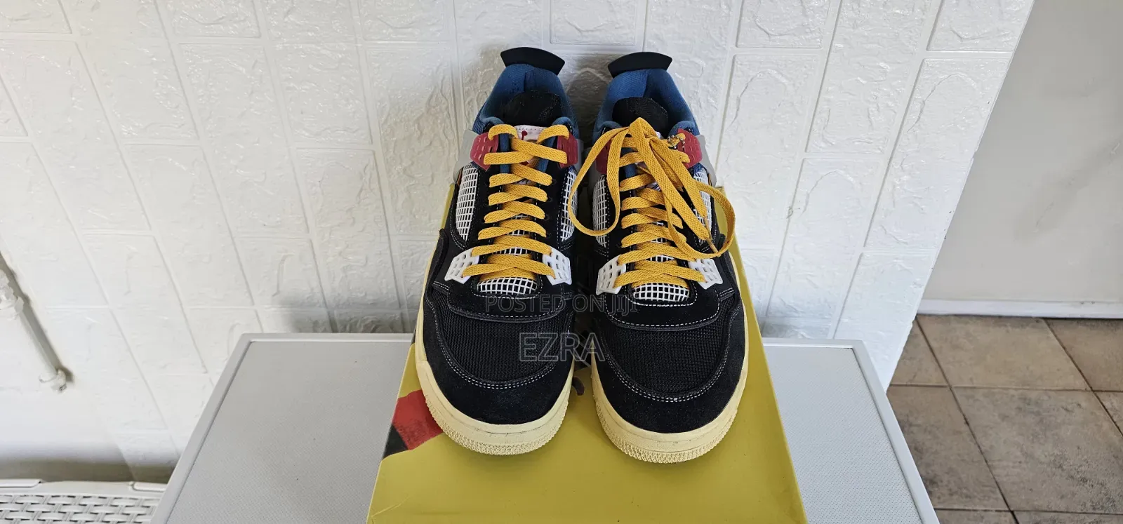 Air Jordan 4 Retro Union LA X Off Noir