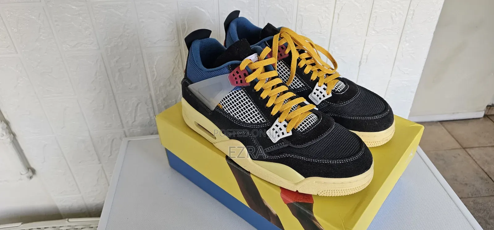 Air Jordan 4 Retro Union LA X Off Noir