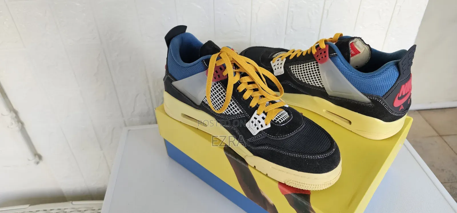 Air Jordan 4 Retro Union LA X Off Noir