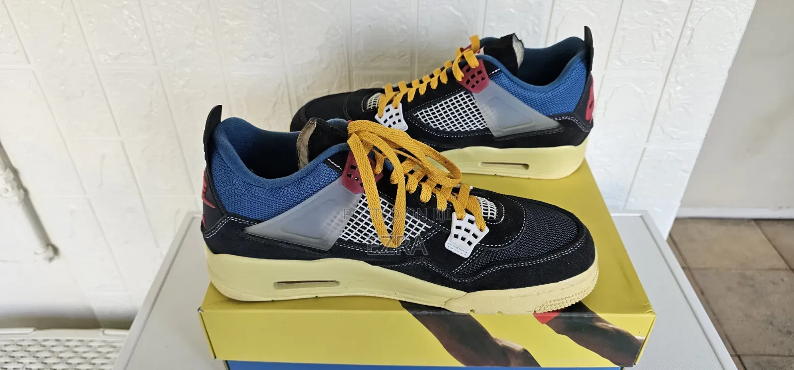 Air Jordan 4 Retro Union LA X Off Noir