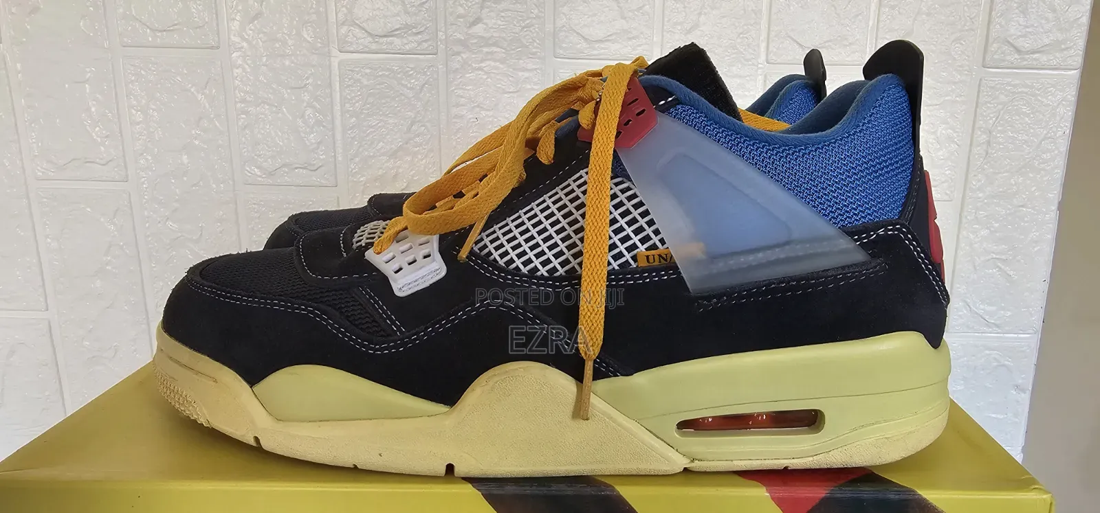 Air Jordan 4 Retro Union LA X Off Noir