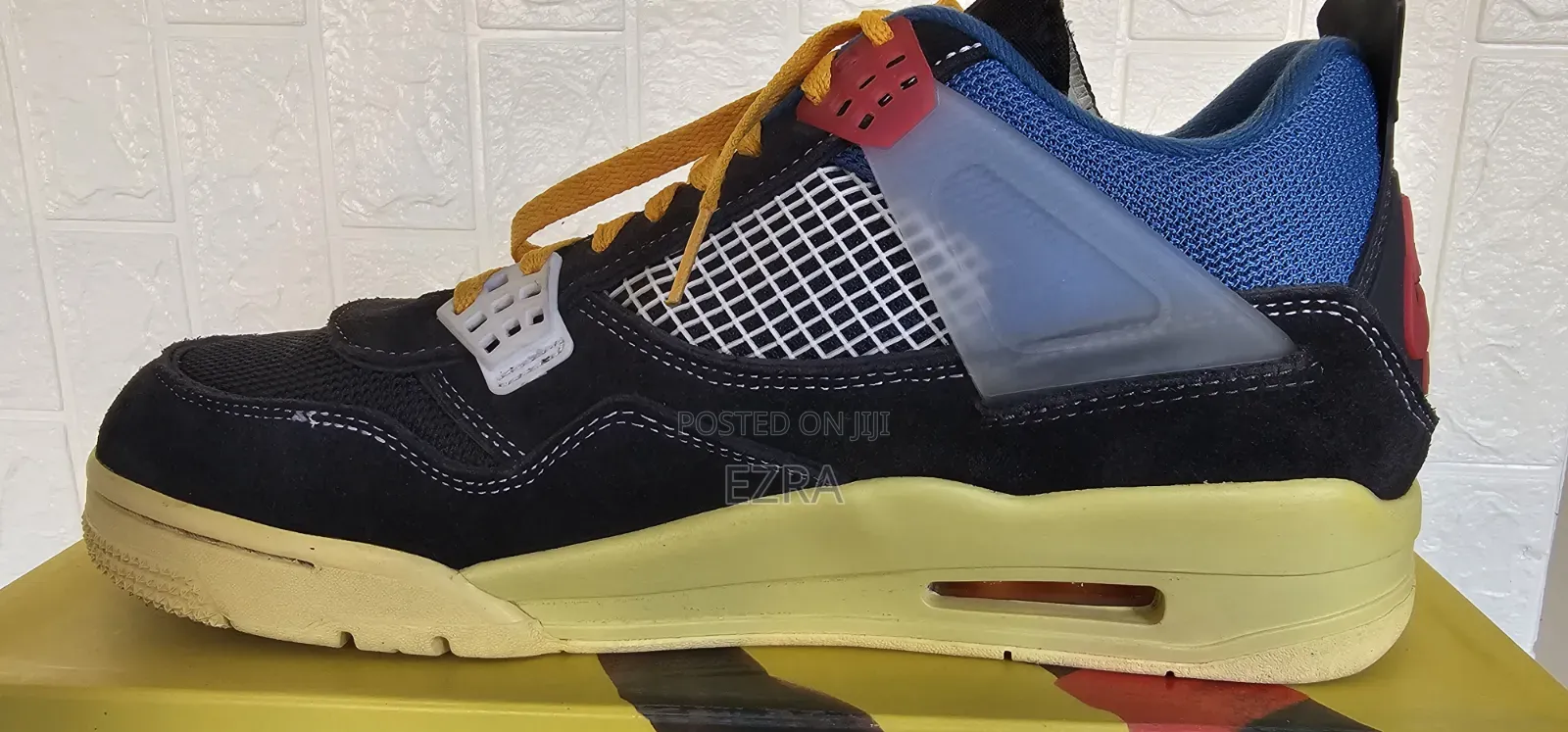 Air Jordan 4 Retro Union LA X Off Noir