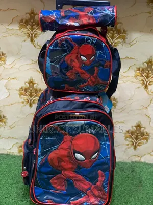 Spider Man Kids Trolley School Bag 3 in 1 Bag