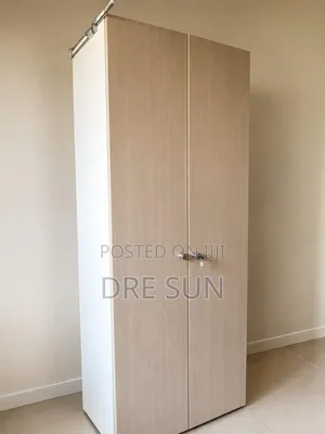 Wardrobe for Sale, UK Used, White Mixed With Light Oak Color.