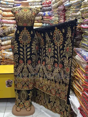 QUALITY Luxury Net on Raw Silk Indian George Lace