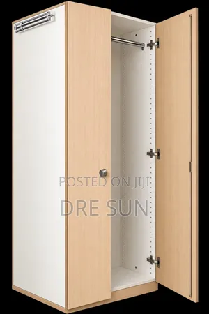 Wardrobe for Sale, UK Used, White Mixed With Light Oak Color.