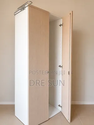 Wardrobe for Sale, UK Used, White Mixed With Light Oak Color.