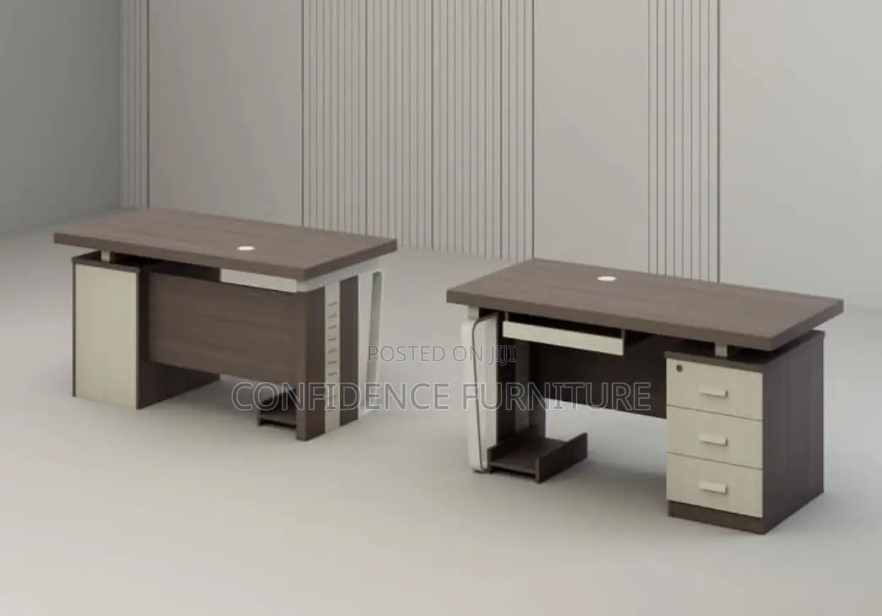 Office Table With Attached Shelves 4fit