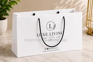 Kraft Paper Bag Branding for Couture Boutique Package