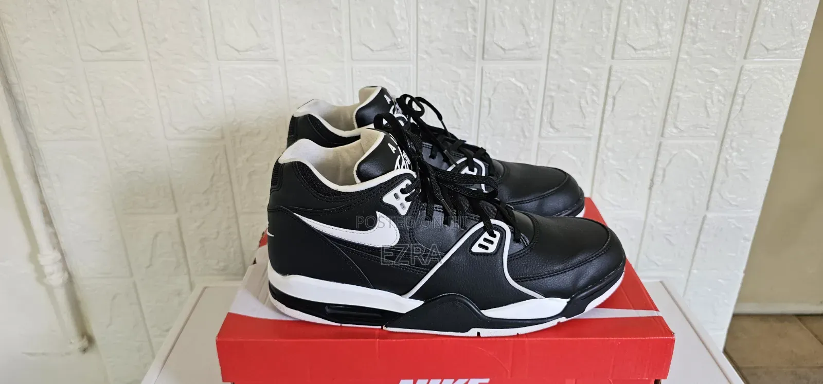 Air Flight 89 Mid High Black/White.