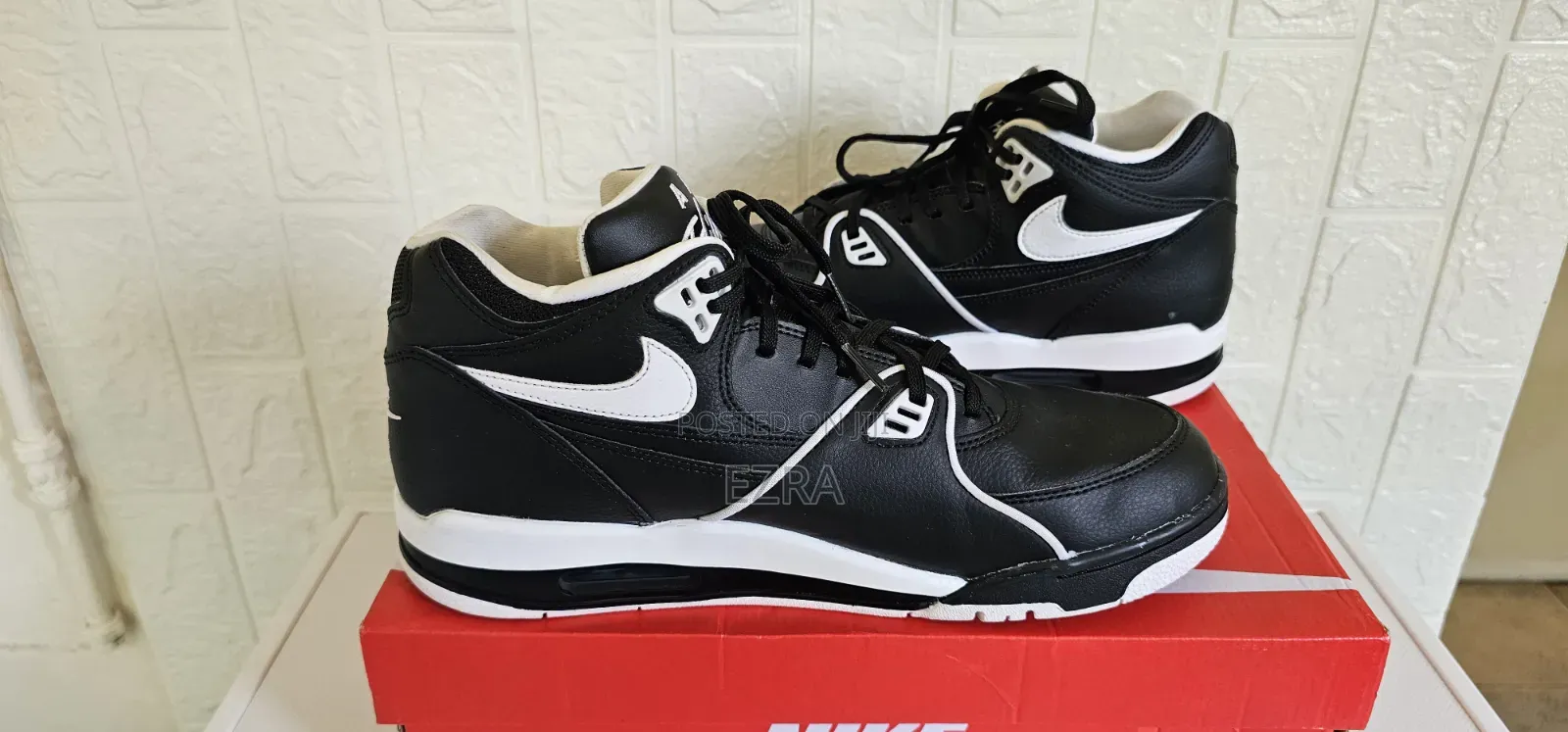 Air Flight 89 Mid High Black/White.