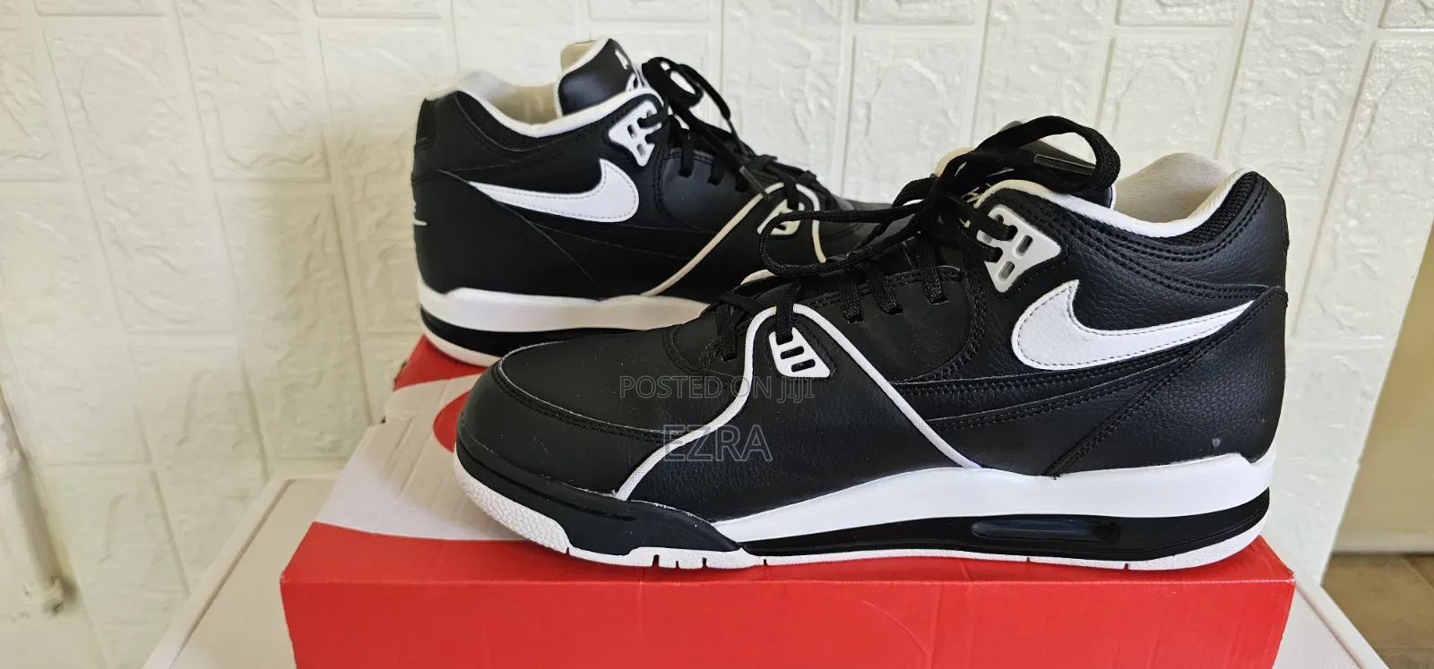 Air Flight 89 Mid High Black/White.