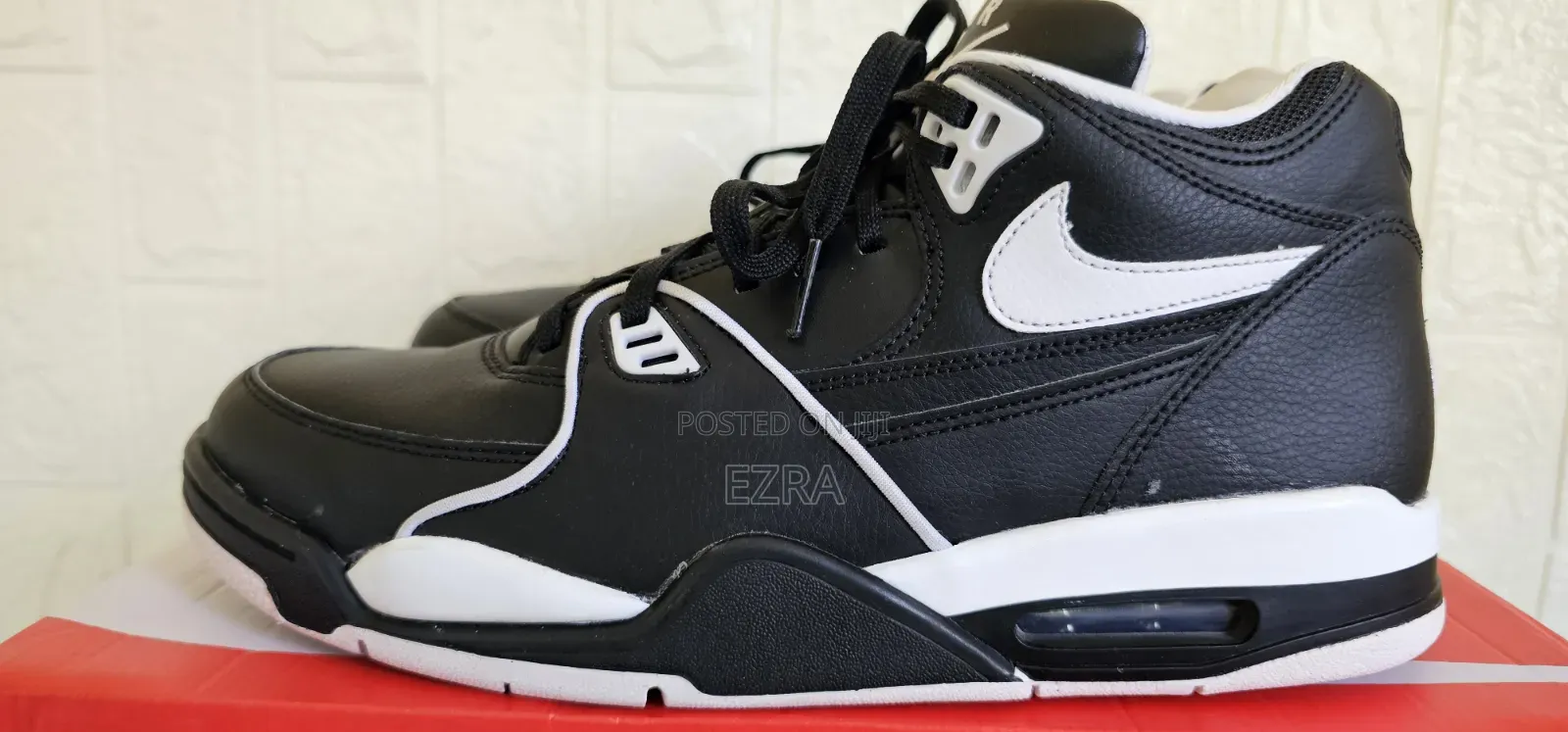 Air Flight 89 Mid High Black/White.