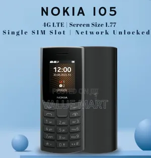 New Nokia 105 Black