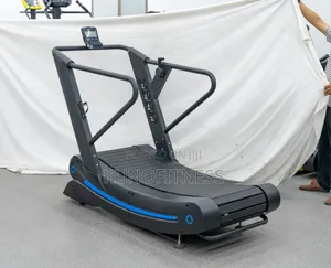 AFRI101 Curved Manual Treadmill – Commercial Non-Motorised