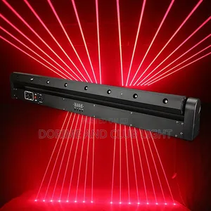8 Tunnels Moving Bar Red Laser Light