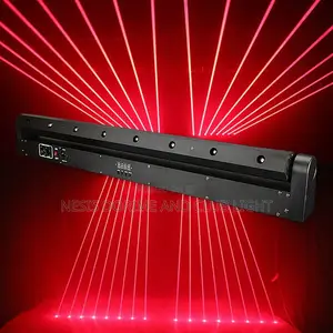 8 Tunnels Moving Bar Red Laser Light