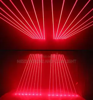 8 Tunnels Moving Bar Red Laser Light
