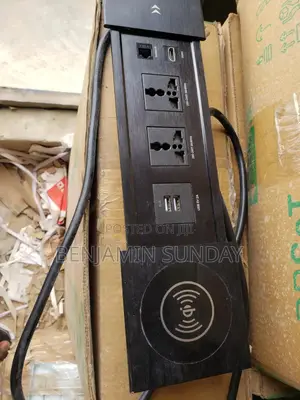 Slid Table Socket With 2 Power HDMI USB