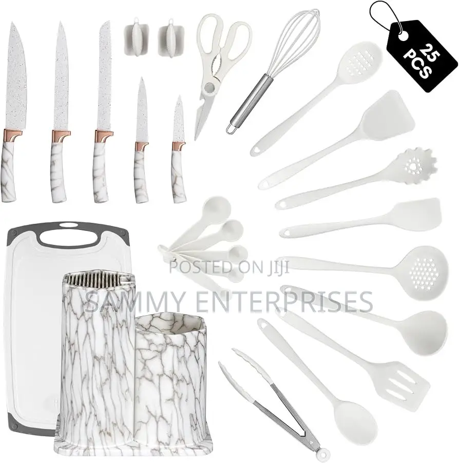 25pcs Marble Kitchen Tools