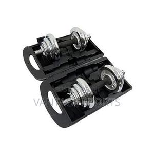 15KG Adjustable Dumbbell Set With Case + FREE Gym Gloves