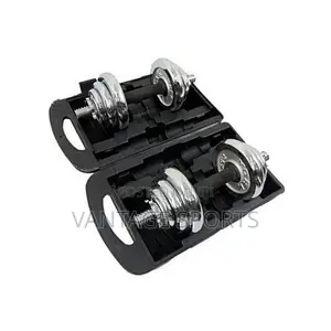 15KG Adjustable Dumbbell Set With Case + FREE Gym Gloves