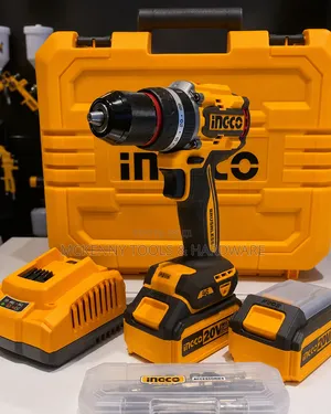 Ingco 20V Compact Brushless Cordless Impact Drill Kit CIDLI20668