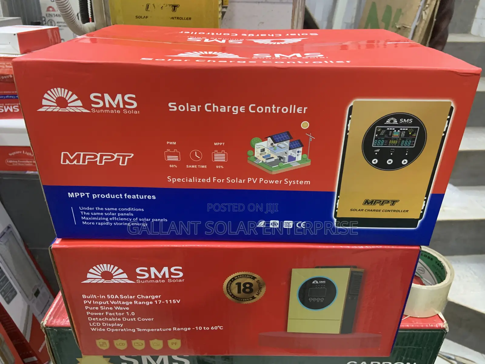 MPPT SMS Solar Charge Controller 100A
