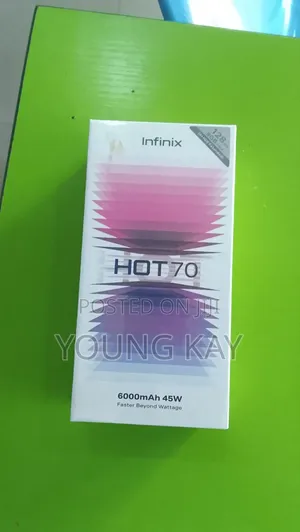 New Infinix Hot 70 128 GB Purple