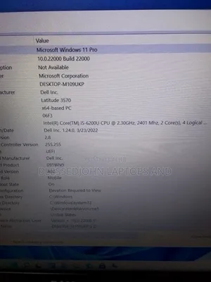 Laptop Dell Precision 3570 8GB Intel Core i5 HDD 1T