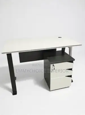 Modern Office Desk With Three Drawers
