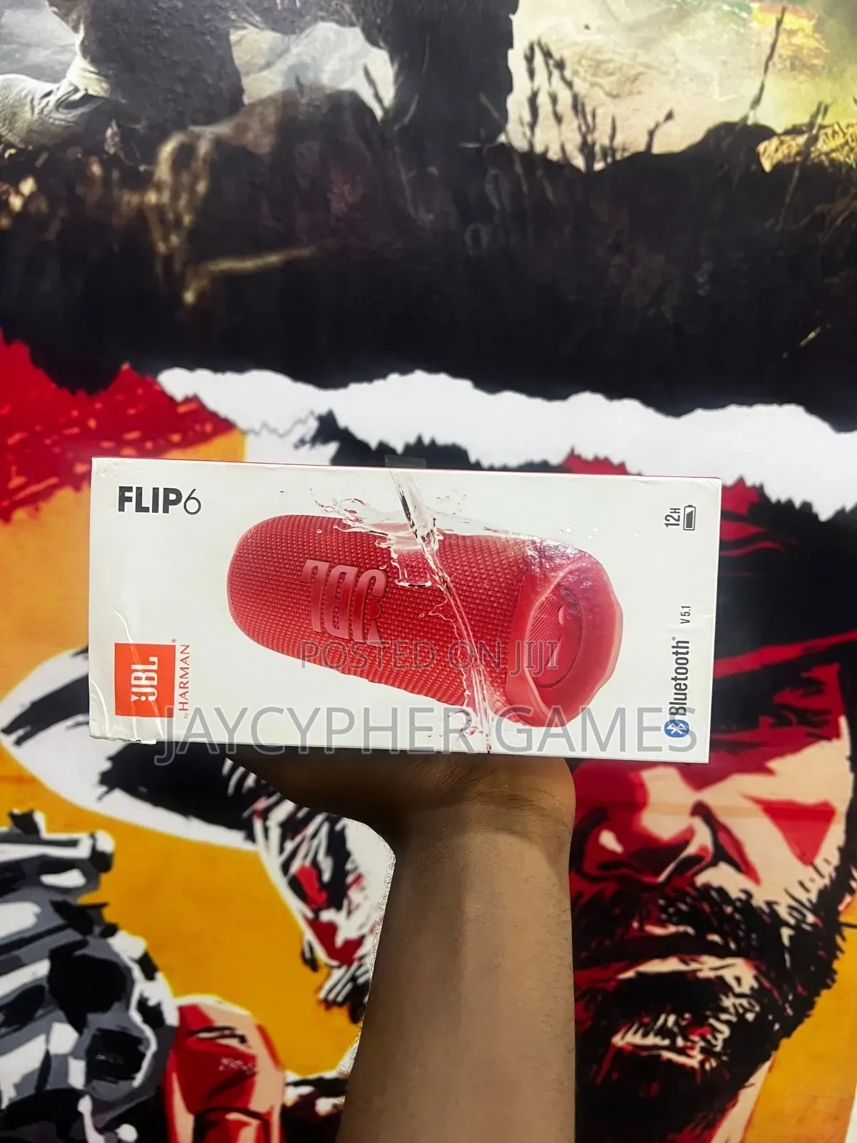 Red JBL Flip 6