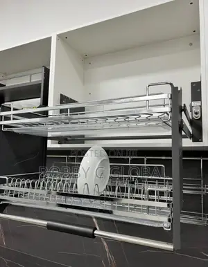 Stainless Steel Pull-Out Kitchen Plate Rack All Sizes Available