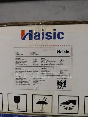 Haisic 1.5kva 12v Solar Inverter Hybrid