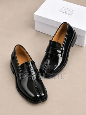 Maison Margiela Regal Gloss Penny Loafers