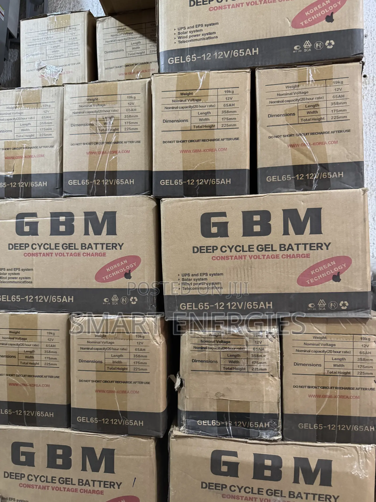 100Ah 12v GBM Drycell Battery