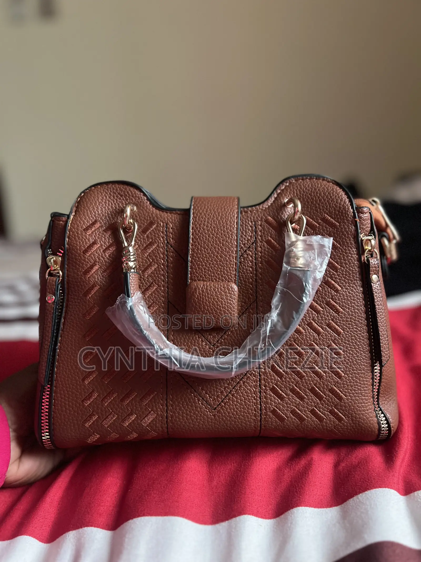 Brown Versatile Handbag