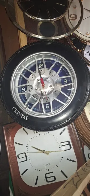 Tire Rims Inspired Decorative Wall Clock for Homes,hotels,etc.