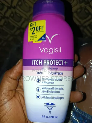 Vagisil Itch Protect+ Creme Wash, pH Balanced, Fragrance-Free 240ml