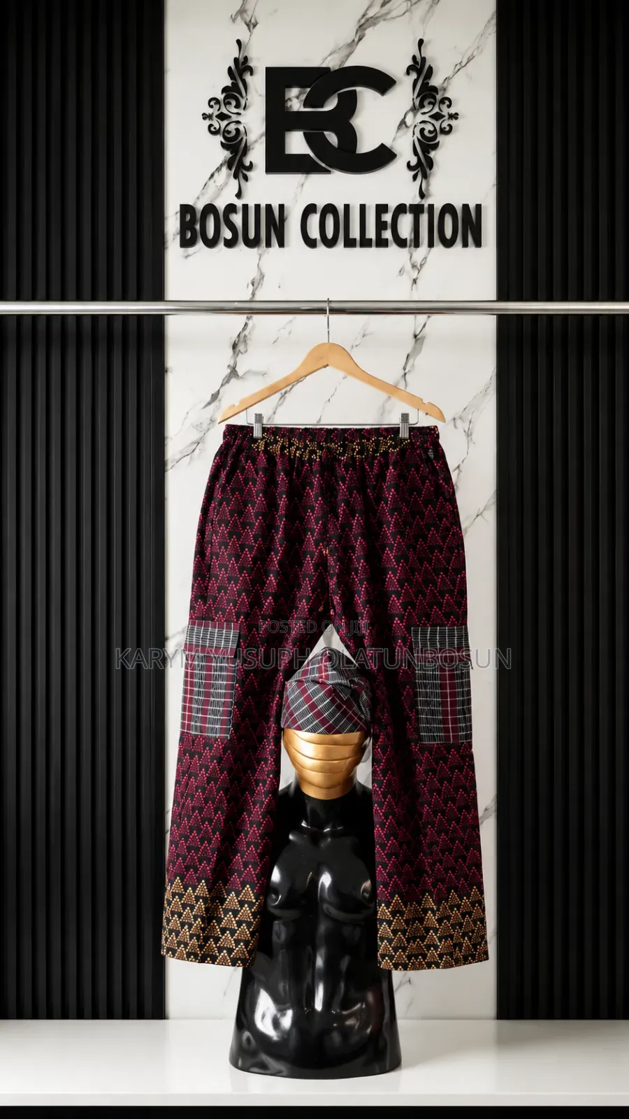 Daviva Ankara With Aso Oke and Cap