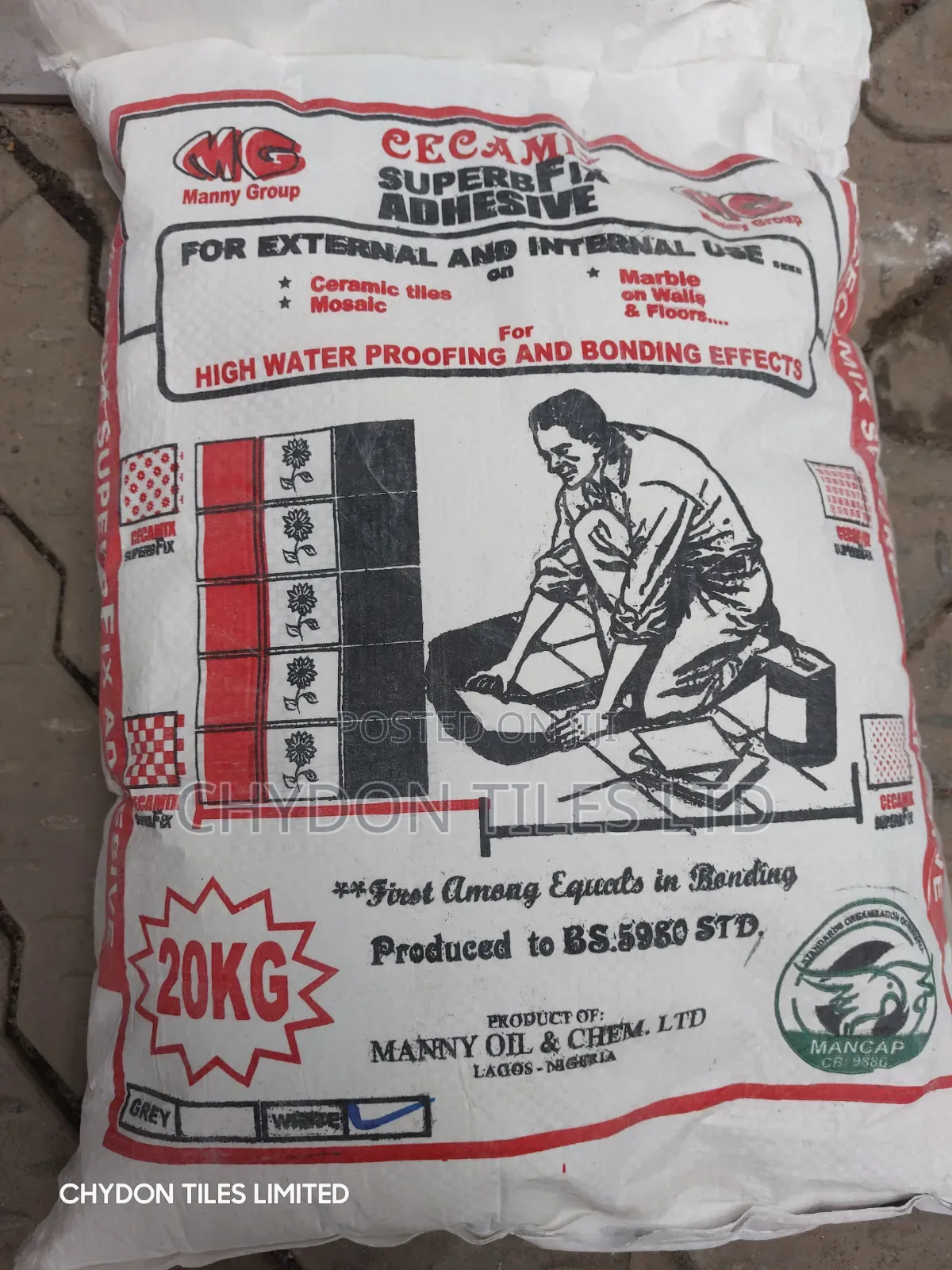 Cecamix White Gum Cement 20kg