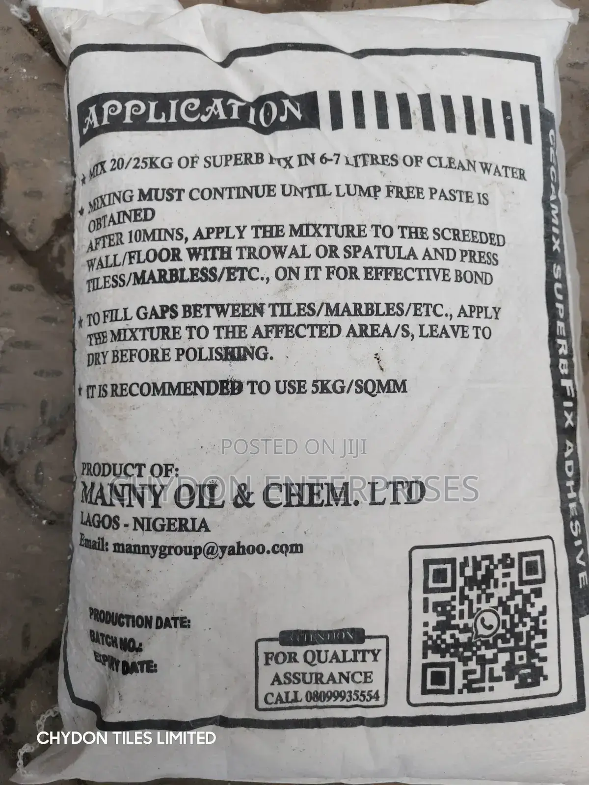 Cecamix White Gum Cement 20kg