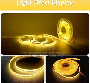Cob Led Strip Light 220volt and 24volt 10meter in Packet
