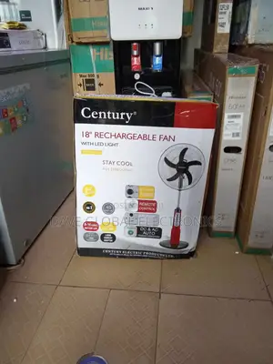 Century RECHARGEABLE FAN 18 Inch With REMOTE Control 2 Years Warranty