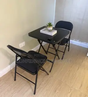 Foldable Table and 2 Chairs